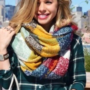 Zara Blanket Scarf Multi Color